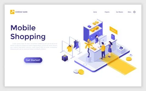 Isometric vector illustration Stock Illustration