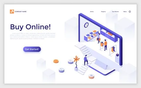 Isometric vector illustration Illustrazione stock