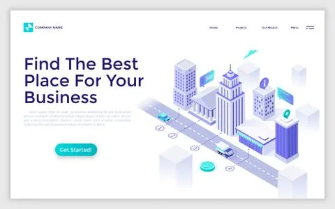 Isometric vector illustration Stock Illustration