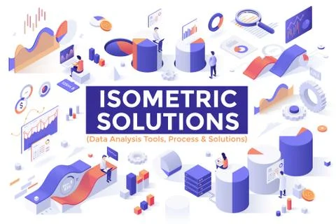 Isometric vector illustration Stock Illustration