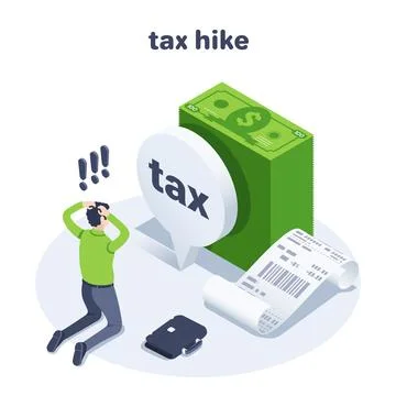 Isometric vector illustration on a white background, a man in business clothe Stock Illustration