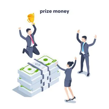 Isometric vector illustration on a white background, people in business suits Stock Illustration