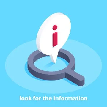Isometric vector image on a blue background, business icon in the form of a.. Stock Illustration