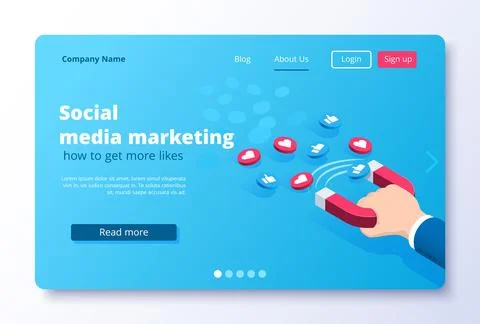 Isometric vector image on a blue background, the hand of a man in a business  Stock Illustration