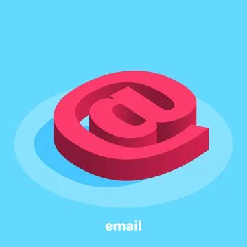 Isometric vector image on a blue background, business icon in the form of an  Stock Illustration