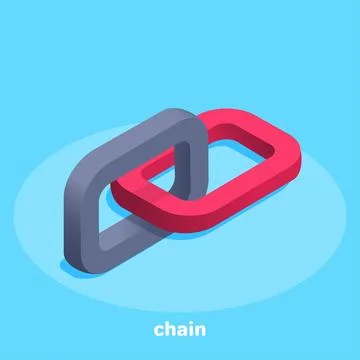 Isometric vector image on a blue background, business icon in the form of two 库存插图