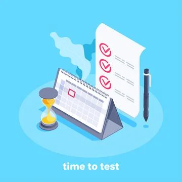 Isometric vector image on a blue background, a sheet of paper with dough and  イラスト素材