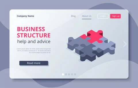 Isometric vector image on a gray background, puzzles are black and red as a b 스톡 일러스트