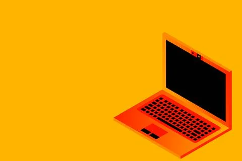 Isometric vector set of computer laptop tablet pc and smart-phone Stock Illustration