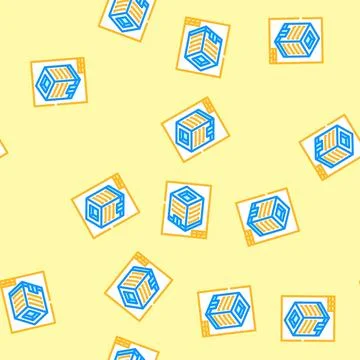 Isometric view architectural drafter vector seamless pattern Stock Illustration