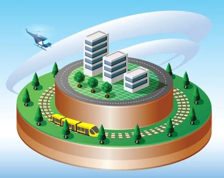 Isometric view Stock Illustration