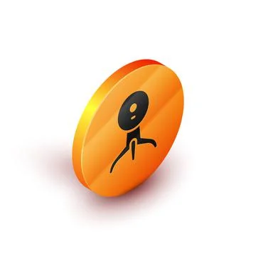 Isometric Web camera icon isolated on white background. Chat camera. Webcam icon Stock Illustration