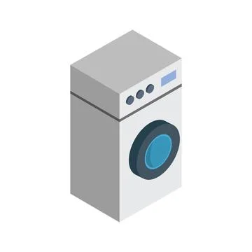 Isometric worker illustrated on background Stock Illustration