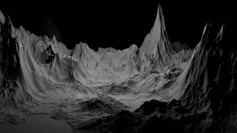 Isometry 3d square area. Abstract landscape background 스톡 동영상 268576765