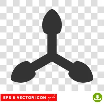 Isometry Arrows Round Vector Eps Icon Stock Illustration
