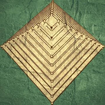 Isometry volumetric pyramid Stock Illustration