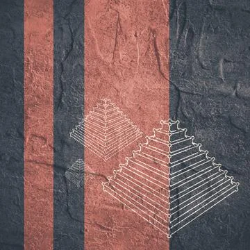 Isometry volumetric pyramid Stock Illustration