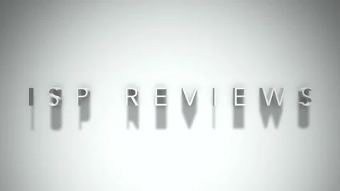 Isp reviews 3D title animation with shadows on a white background Video stock 297273049