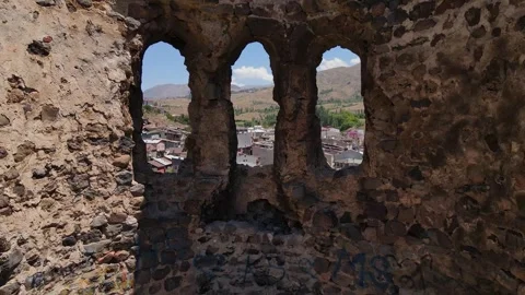 Ispir Castle Stock Footage 331514216