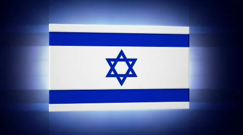 Israel 3d Flag Stock Footage 867353