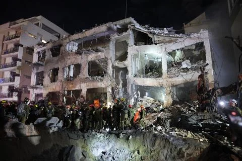 Israel and US launch attack on Iran, Tel Aviv - 28 Feb 2026 스톡 사진