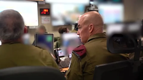 Israel: The Commanding Officer of the Northern Command, MG Ori Gordin, held... Stock Footage 285453974