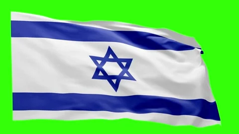 Israel Flag Animation – Seamless Loop (4K UHD) Stock Footage 317762435