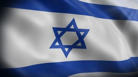 Israel Flag Stock Footage 48317397