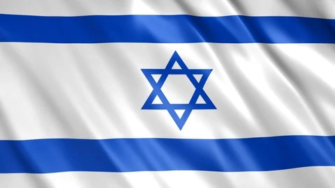 Israel Flag Stock Footage 123774074