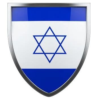 Israel flag Stock Illustration