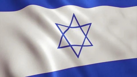 Israel Flag Stock Illustration