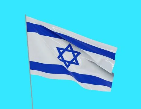 Israel flag Stock Illustration