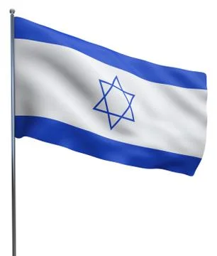 Israel Flag Image Stock Illustration