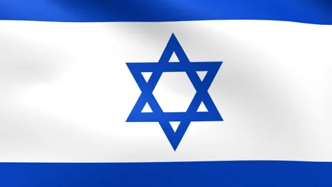 Israel Flag Loop Stock Footage 286752017