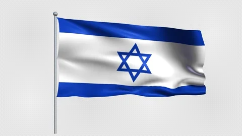 Israel flag - Pack 1 Stock Footage 338405348