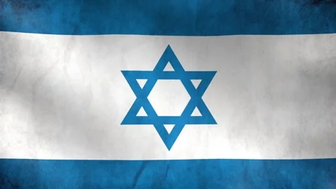 Israel Flag Seamless Looping Background Видео 339288227