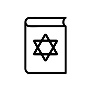 Israel icon vector. Isolated contour symbol illustration Stock Illustration