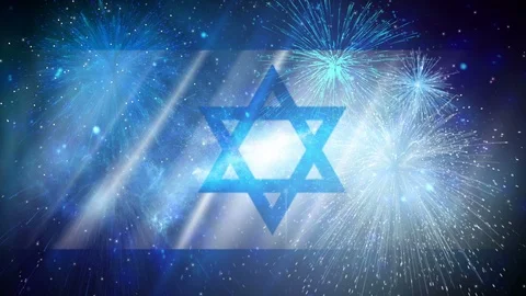 Israel Independence Day Background Stock Footage 88220575
