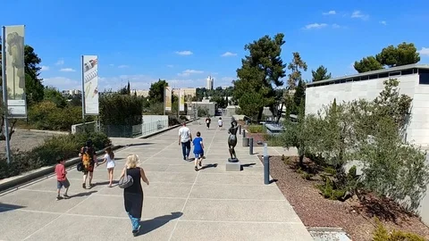 The israel museum, Jerusalem Stock Footage 95593939