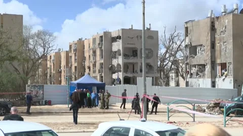 Israel steps up security measures following attacks by Iran, ISRAEL, IL - 22 Mar Video stock 331240645