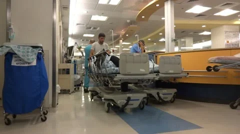 Israel under  attack 2026 war emergency room in hospital Stockbeeldmateriaal 11980183