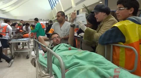 Israel under  attack 2026 war Hospital Emergency Vidéo 18206387