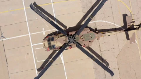 Israeli Apache Helicopter Aerial View 库存影片 323945841