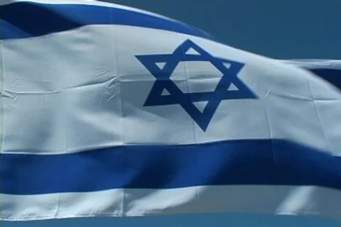 Israeli Flag 2 Video stock 137146