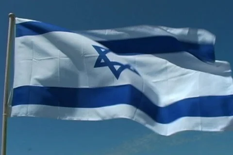 Israeli Flag Video stock 137152