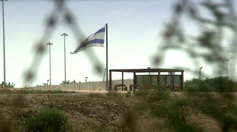 Israeli Flag Stock Footage 22500579