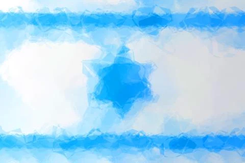 Israeli flag Stock Illustration