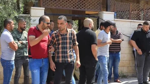 Israeli forces kill Palestinian during West Bank raid, NABLUS, PS - 19 Aug 2022 Stock Footage 204996268