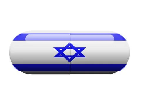 Israeli Pill Stock Illustration