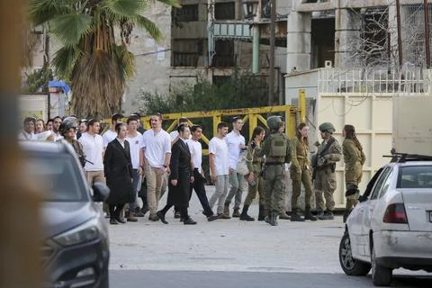 Israeli Security Operation In Hebron Stock Photos